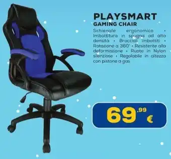Euronics PLAYSMART GAMING CHAIR offerta