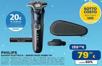 Euronics PHILIPS RASOIO ELETTRICO - SERIES 5000 S5885/35 offerta