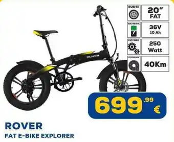 Euronics ROVER FAT E-BIKE EXPLORER offerta