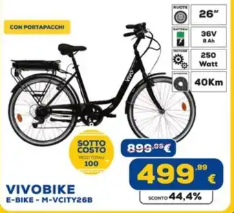 Euronics VIVOBIKE E-BIKE-M-VCITY26B offerta