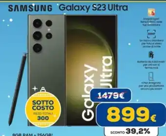 Euronics SAMSUNG Galaxy S23 Ultra offerta