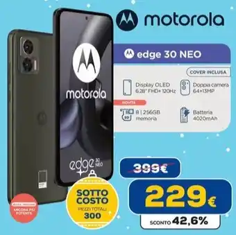 Euronics motorola edge 30 NEO offerta