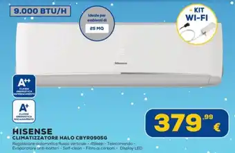 Euronics HISENSE CLIMATIZZATORE HALO CBYR0905G offerta