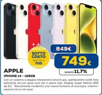 APPLE IPHONE 14 - 128GB