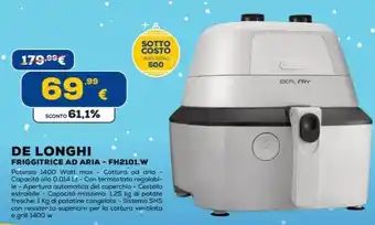 Euronics DE LONGHI FRIGGITRICE AD ARIA - FH2101.W offerta