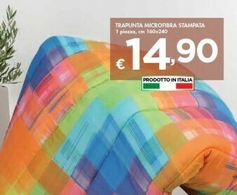 Bennet Trapunta Microfibra Stampata offerta