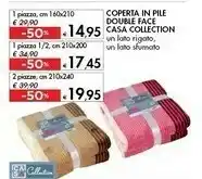 Bennet Coperta In Pile Double Face Casa offerta