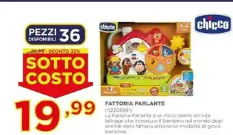 Toys Center Chicco Fattoria Parlante offerta