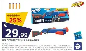Toys Center Nerf Fortinite Pump SG Blaster offerta