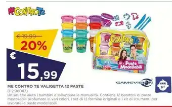 Toys Center Me Contro Te Valigetta 12 Paste offerta
