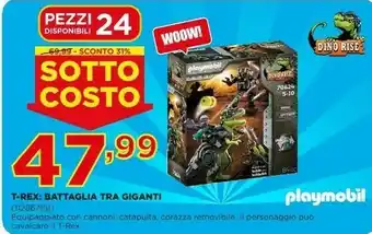 Dino Rise T-Rex Battaglia Tra Giganti
