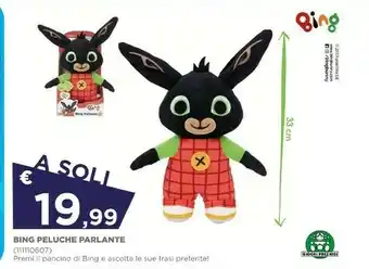 Giochi Preziosi Bing Peluche Parlante
