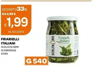 Ekom Friarielli Italiani In Olio Di Semi Di Girasole offerta