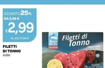 Ekom Buon vento Filetti Di Tonno offerta