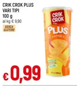 CRIK CROK PLUS VARI TIPI