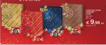 Conad City CIOCCOLATINI LINDOR Lindt vari tipi offerta