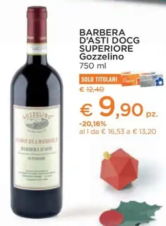 Conad City BARBERA D'ASTI DOCG SUPERIORE Gozzelino offerta