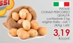 Conad PATATE CONAD PERCORSO QUALITÀ offerta