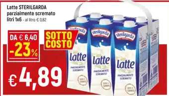 Famila Superstore Latte STERILGARDA parzialmente scremato litri 1x6 offerta