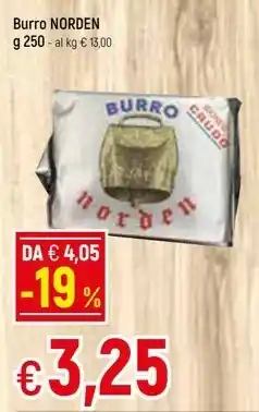 Famila Superstore Burro NORDEN g 250 offerta