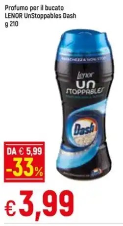 Famila Superstore Profumo per il bucato LENOR UnStoppables Dash g 210 offerta