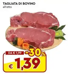 Galassia TAGLIATA DI BOVINO all'etto offerta