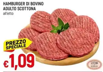 Galassia HAMBURGER DI BOVINO ADULTO SCOTTONA offerta