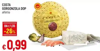 Galassia COSTA GORGONZOLA DOP all'etto offerta