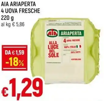 Galassia AIA ARIAPERTA 4 UOVA FRESCHE offerta