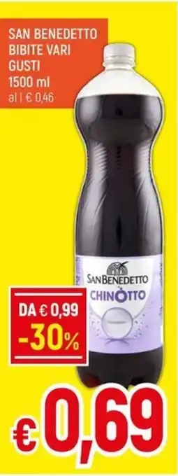 Galassia SAN BENEDETTO BIBITE VARI GUSTI offerta