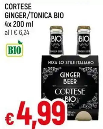 Galassia CORTESE GINGER/TONICA BIO 4x 200 ml offerta