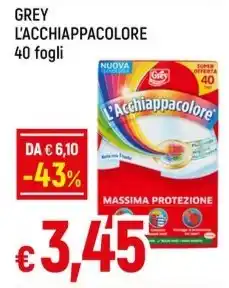 Galassia GREY L'ACCHIAPPACOLORE 40 fogli offerta