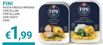 Eté FINI PASTA FRESCA RIPIENA TORTELLINI TORTELLONI VARI GUSTI 250G offerta