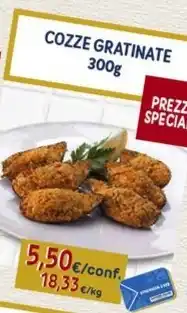 Sapore di Mare COZZE GRATINATE offerta