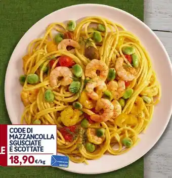 CODE DI MAZZANCOLLA SGUSCIATE E SCOTTATE