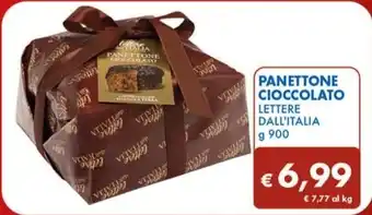 MD Discount PANETTONE CIOCCOLATO LETTERE DALL'ITALIA offerta