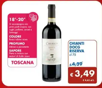 MD Discount CHIANTI DOCG RISERVA cl 75 offerta