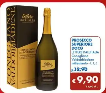 MD Discount PROSECCO SUPERIORE DOCG LETTERE DALL'ITALIA offerta