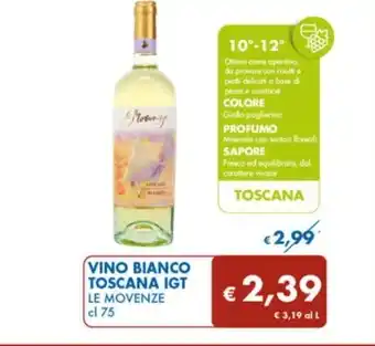 MD Discount VINO BIANCO TOSCANA IGT LE MOVENZE cl 75 offerta