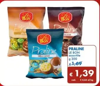 MD Discount PRALINE LE BON assortite g 300 offerta
