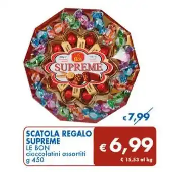 SCATOLA REGALO SUPREME LE BON cioccolatini assortiti