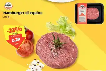 ALDI Il Podere Hamburger di equino 220g offerta
