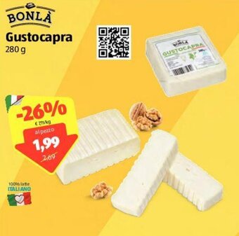ALDI Bonlà Gustocapra 280g offerta