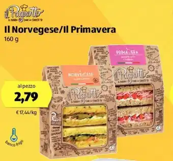 ALDI il Pagnotto Il Norvegese/Il Primavera 160g offerta