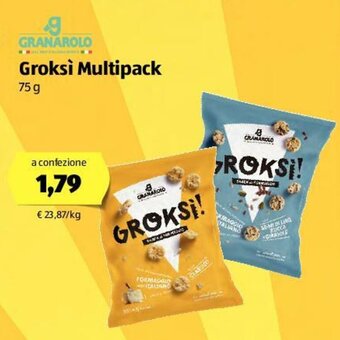 ALDI Granarolo Groksì Multipack 75g offerta