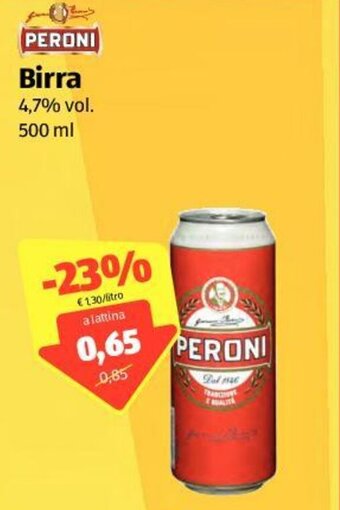 ALDI Peroni Birra 500ml offerta