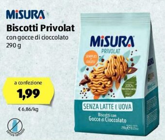 ALDI Misura Biscotti Privolat 290g offerta