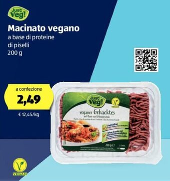 ALDI Macinato vegano 200g offerta