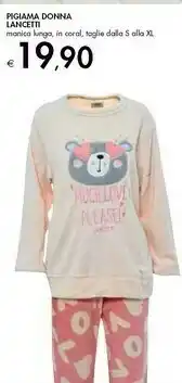 Bennet Lancetti Pigiama Donna offerta