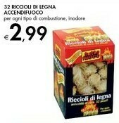 Bennet 32 Riccioli Di Legna Accendifuoco offerta